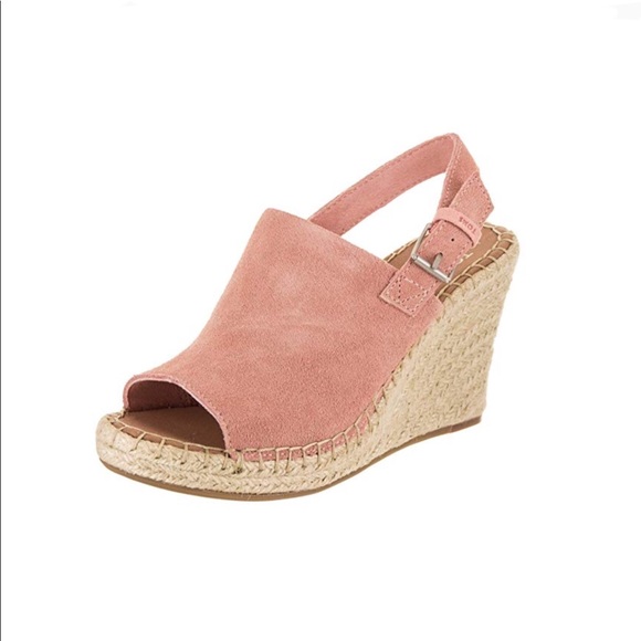 monica suede espadrille wedge